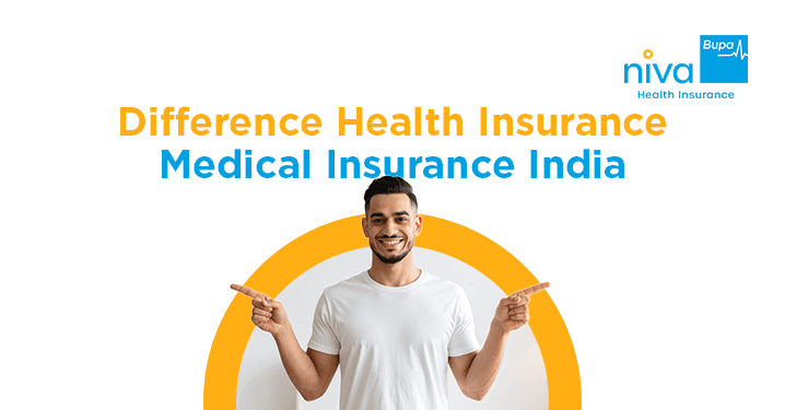difference between health insurance and medical insurance
