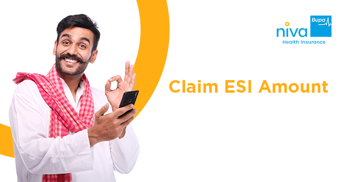 how to claim esi amount