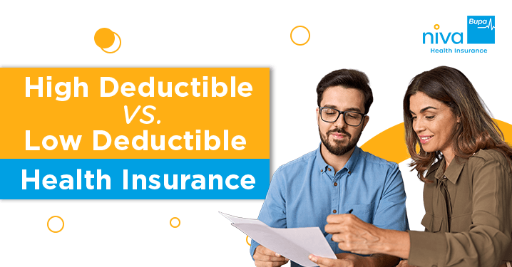 High deductible vs low deductible health insurance comparison	