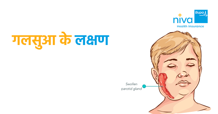गलसुआ के लक्षण