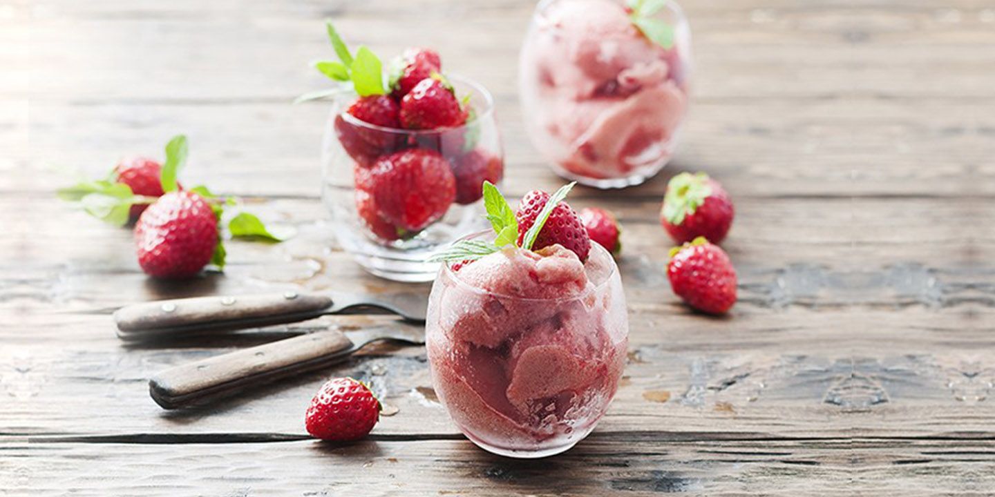 Strawberry Tofu Ice Cream for Kids